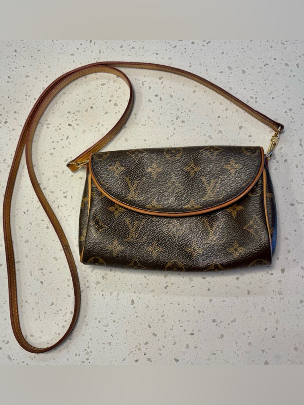 Authentic Louis Vuitton Monogram Waist Belt Bag with Crossbody Strap